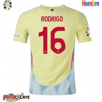 Camiseta España Rodri Hernandez #16 Visitante Equipación Eurocopa 2024 manga corta